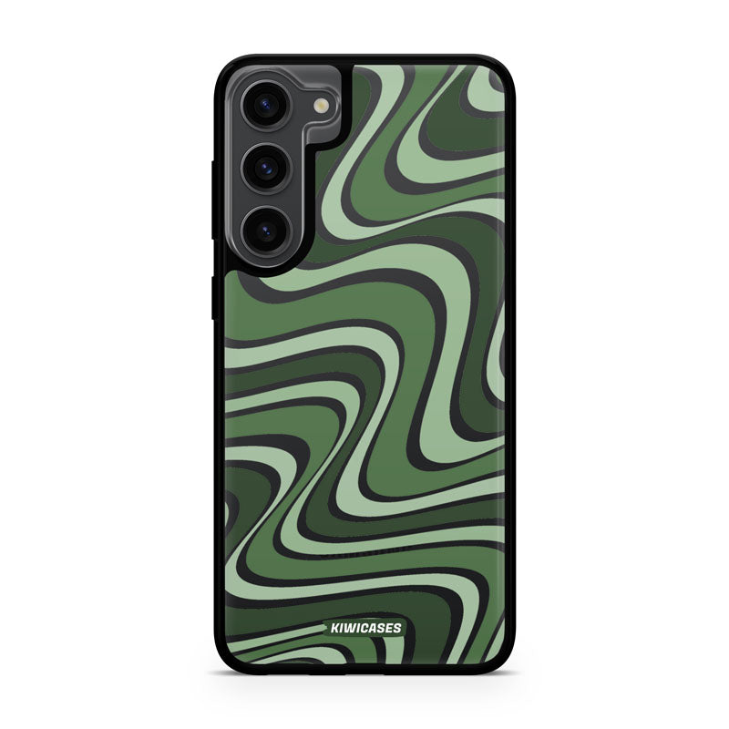 Wavey Green - Galaxy S24 Plus