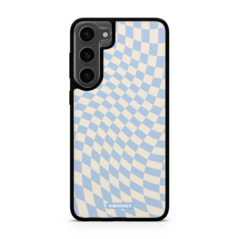 Blue Checkers - Galaxy S24 Plus