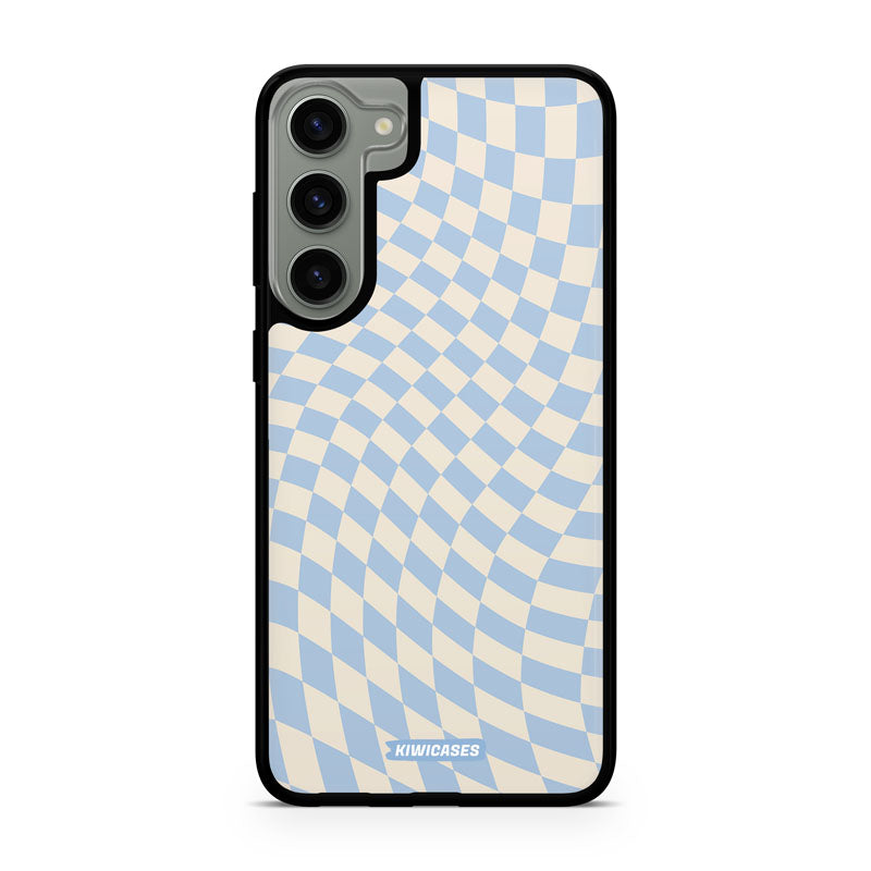 Blue Checkers - Galaxy S24 Plus