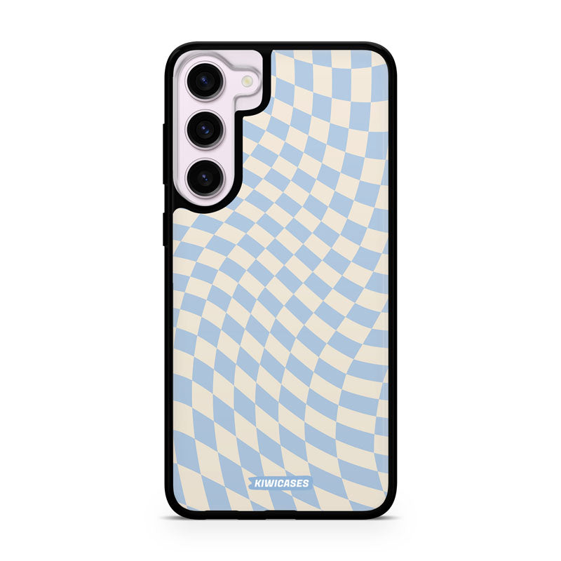 Blue Checkers - Galaxy S24 Plus