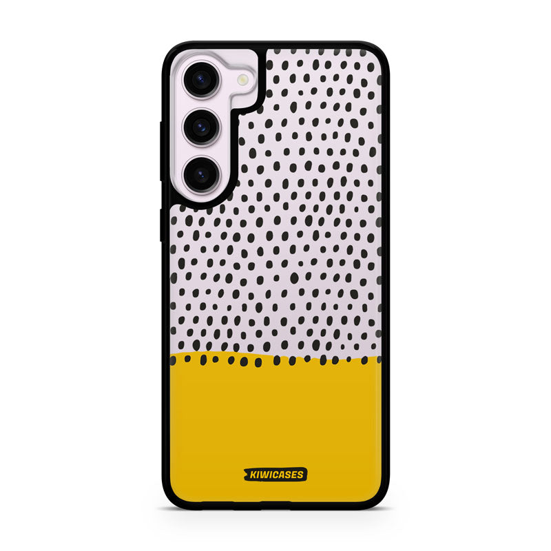 Polka Yellow - Galaxy S24 Plus