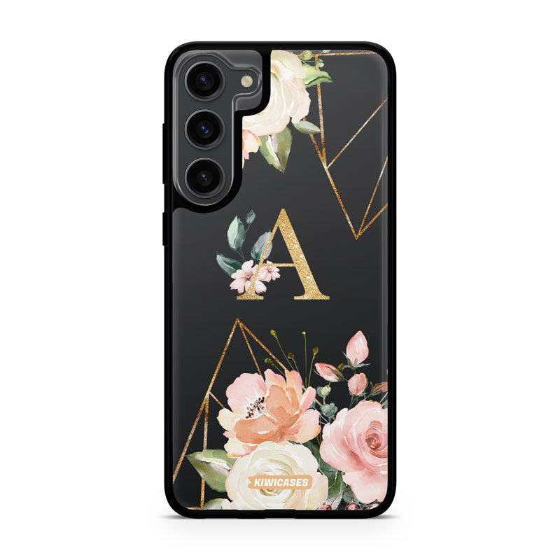 Floral Initials - Galaxy S24 Plus - Custom