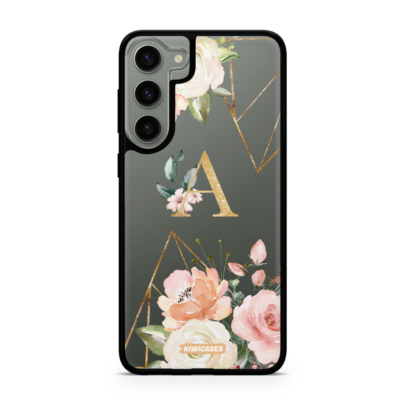 Floral Initials - Galaxy S24 Plus - Custom