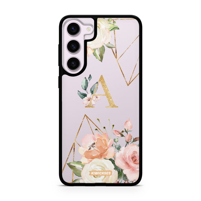 Floral Initials - Galaxy S24 Plus - Custom