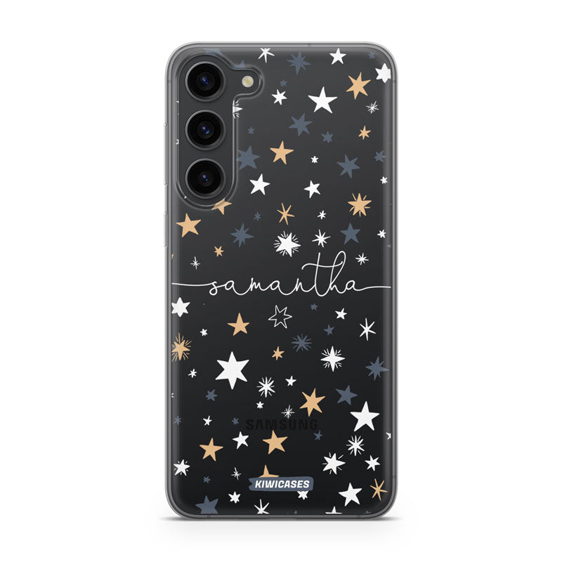 Starry Night White - Galaxy S24 Plus - Custom