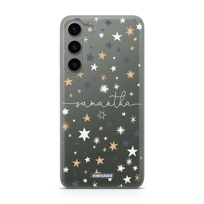 Starry Night White - Galaxy S24 Plus - Custom