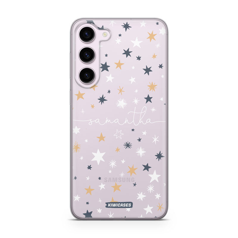 Starry Night White - Galaxy S24 Plus - Custom