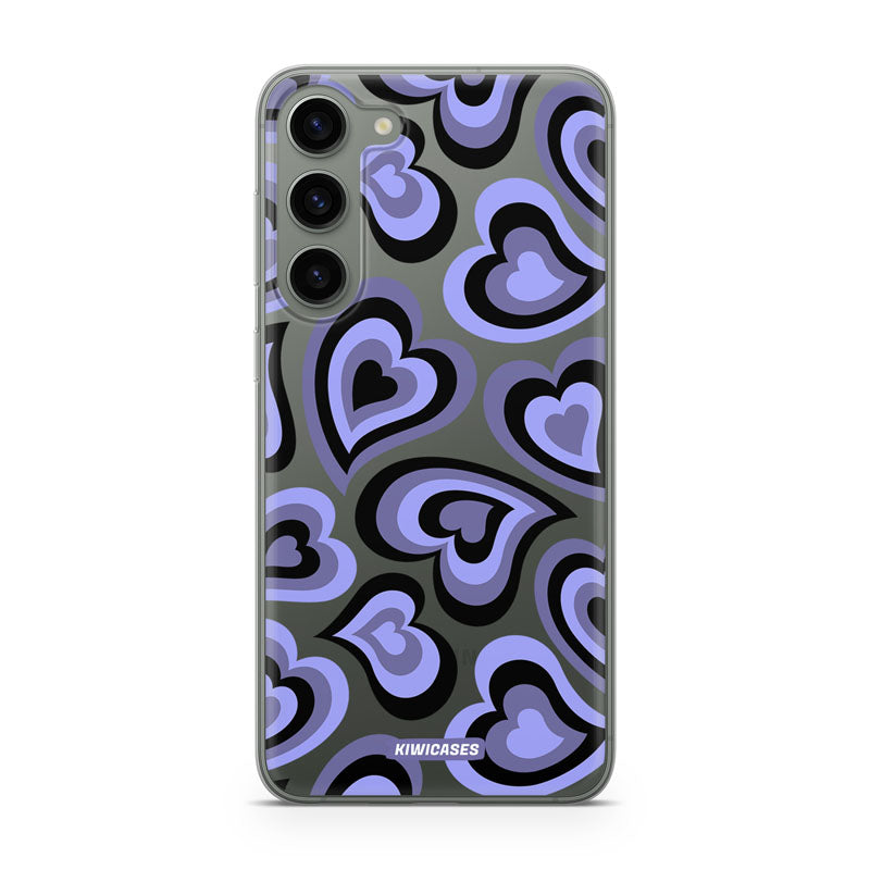 Purple Hearts - Galaxy S24 Plus