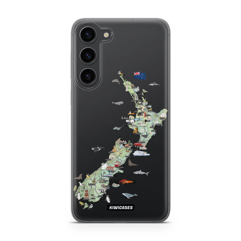 Kiwiana Map - Galaxy S24 Plus