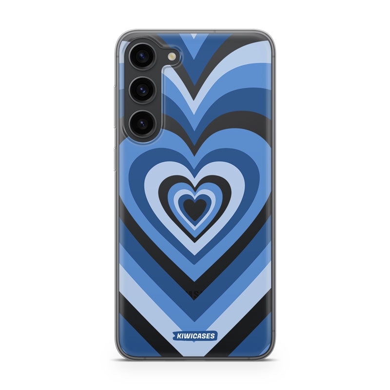 Blue Hearts - Galaxy S24 Plus