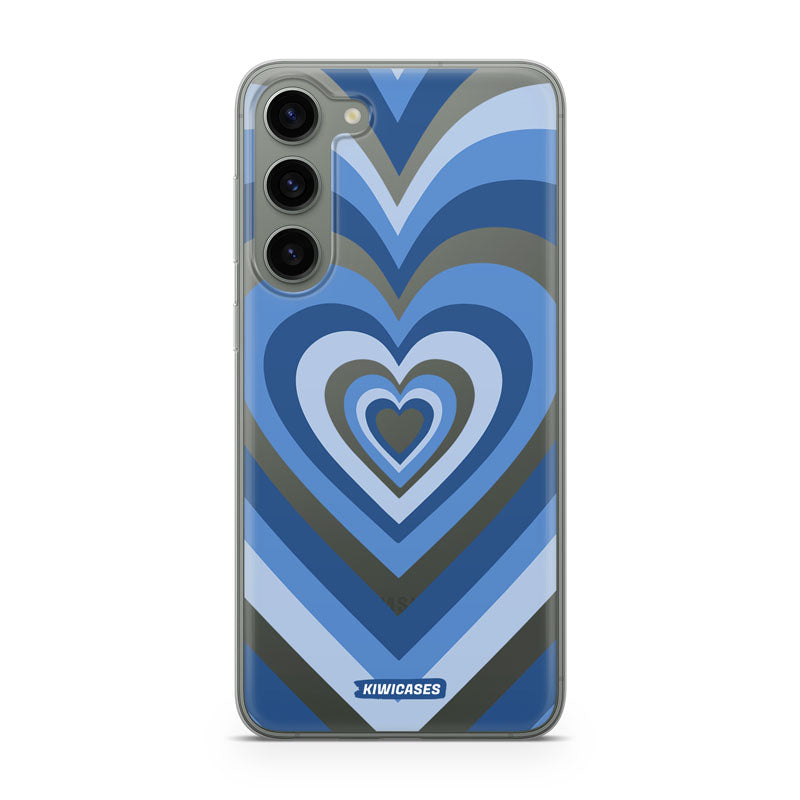 Blue Hearts - Galaxy S24 Plus