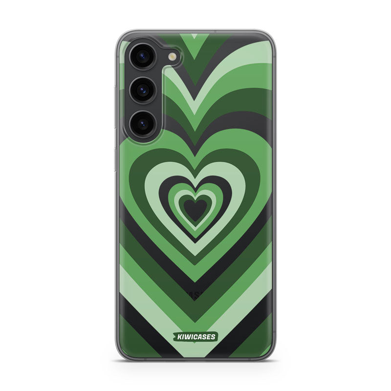 Green Hearts - Galaxy S24 Plus