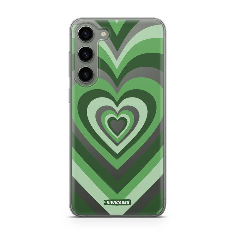 Green Hearts - Galaxy S24 Plus