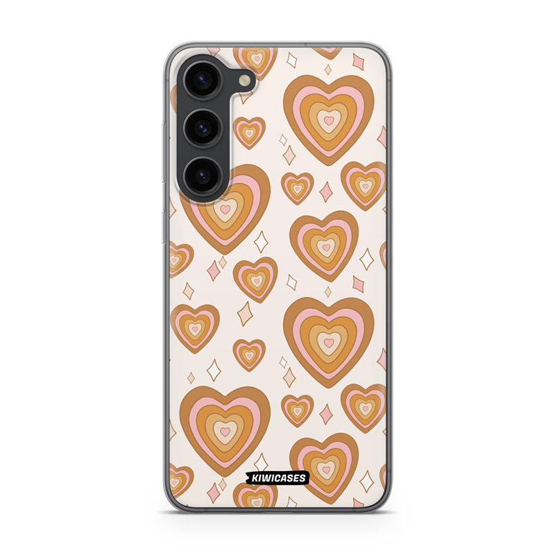 Retro Hearts - Galaxy S24 Plus