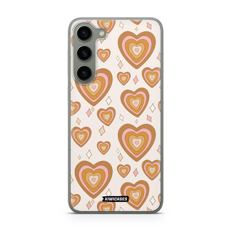 Retro Hearts - Galaxy S24 Plus