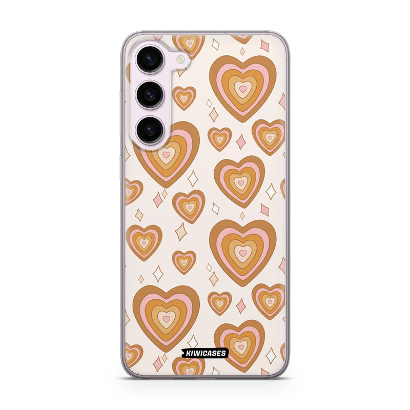 Retro Hearts - Galaxy S24 Plus