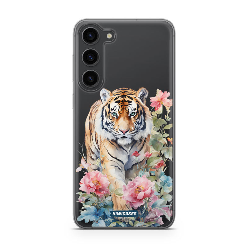 Floral Tiger - Galaxy S24 Plus