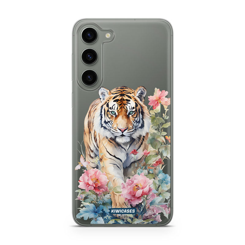 Floral Tiger - Galaxy S24 Plus