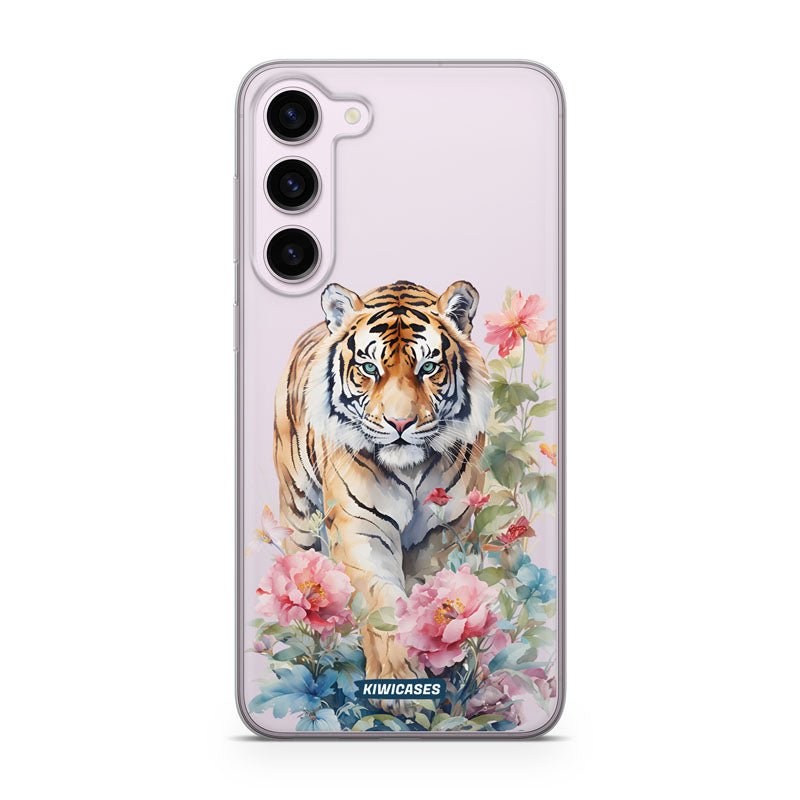 Floral Tiger - Galaxy S24 Plus