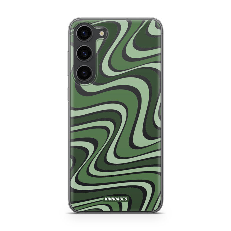 Wavey Green - Galaxy S24 Plus