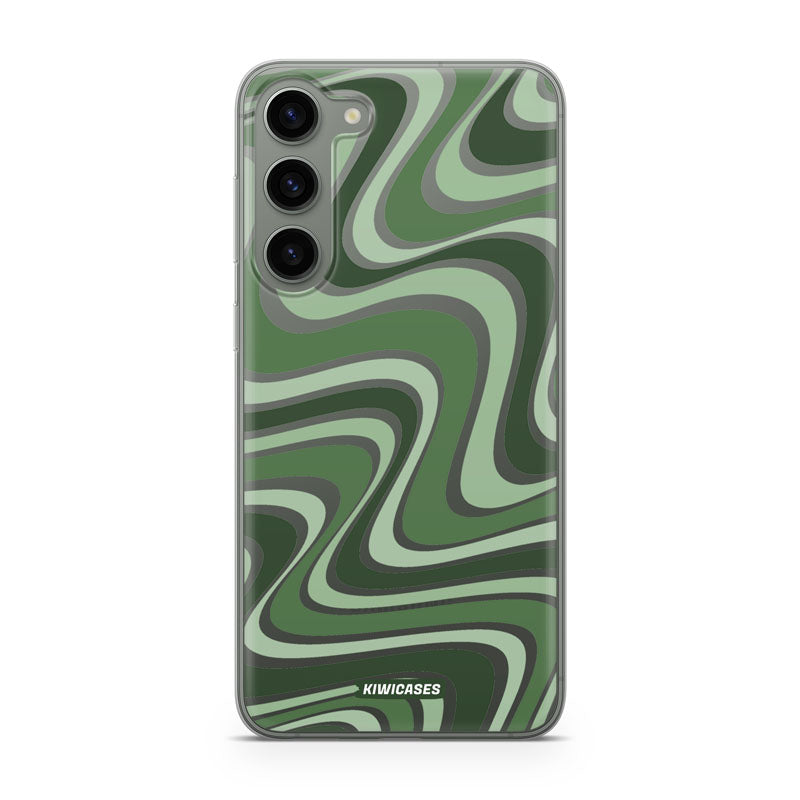 Wavey Green - Galaxy S24 Plus