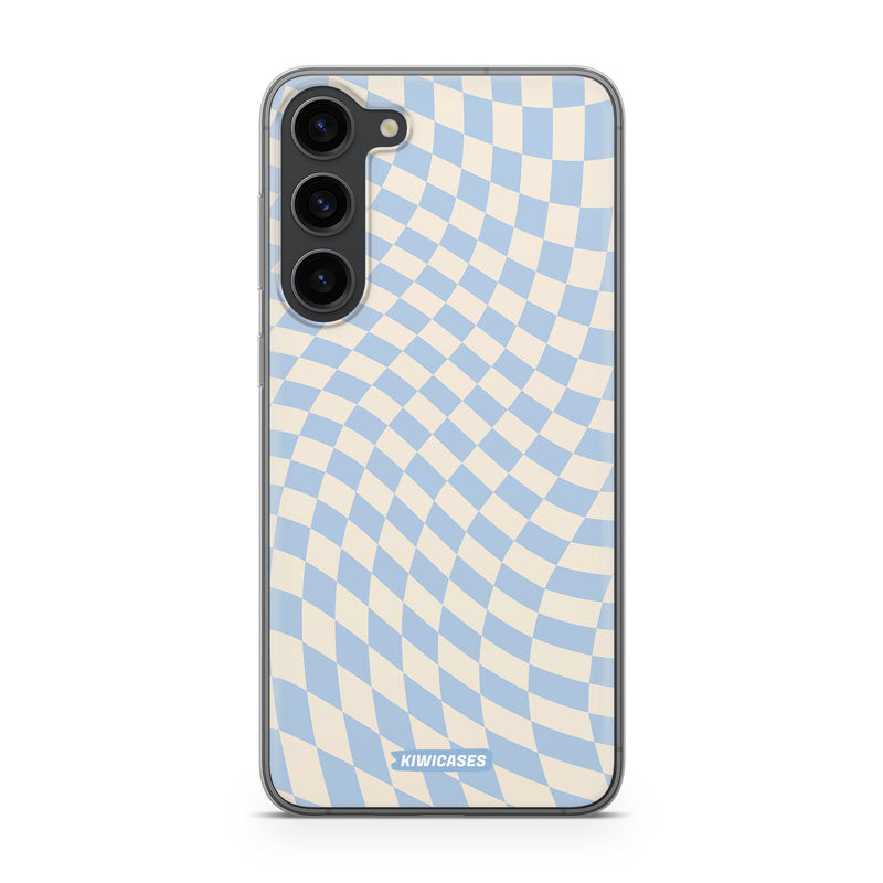 Blue Checkers - Galaxy S24 Plus