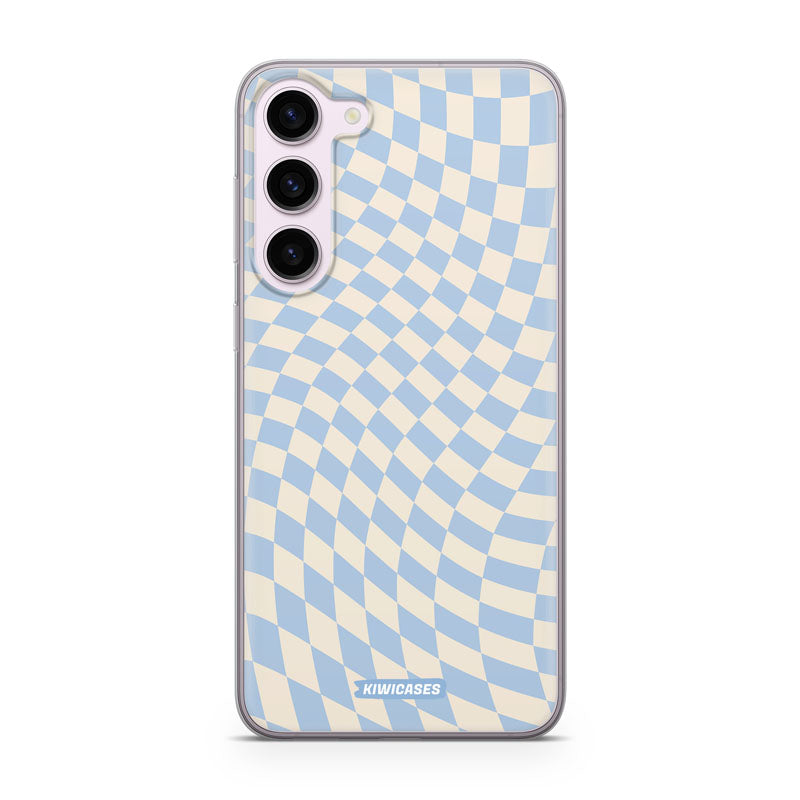 Blue Checkers - Galaxy S24 Plus