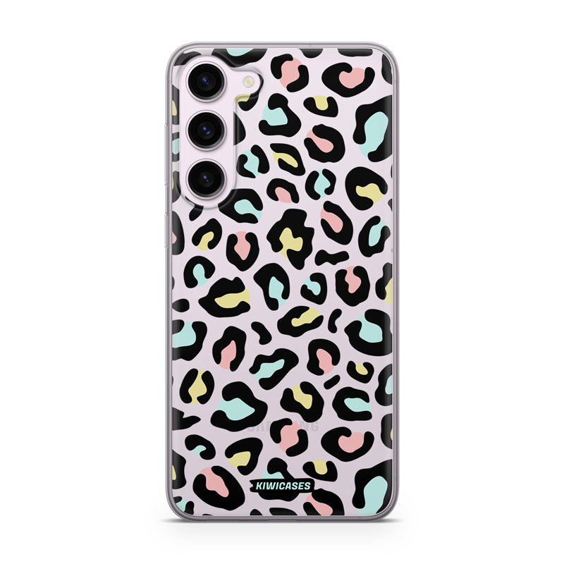 Pastel Leopard - Galaxy S24 Plus