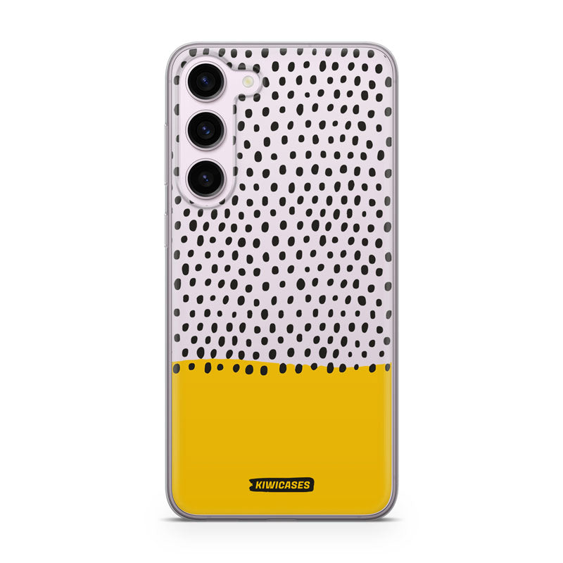 Polka Yellow - Galaxy S24 Plus