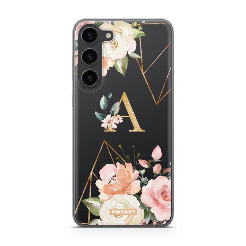 Floral Initials - Galaxy S24 Plus - Custom