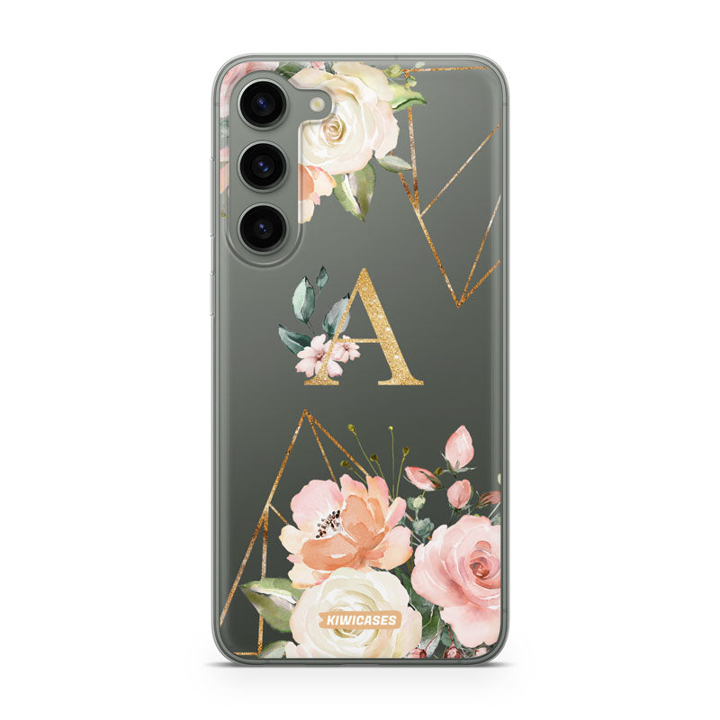 Floral Initials - Galaxy S24 Plus - Custom