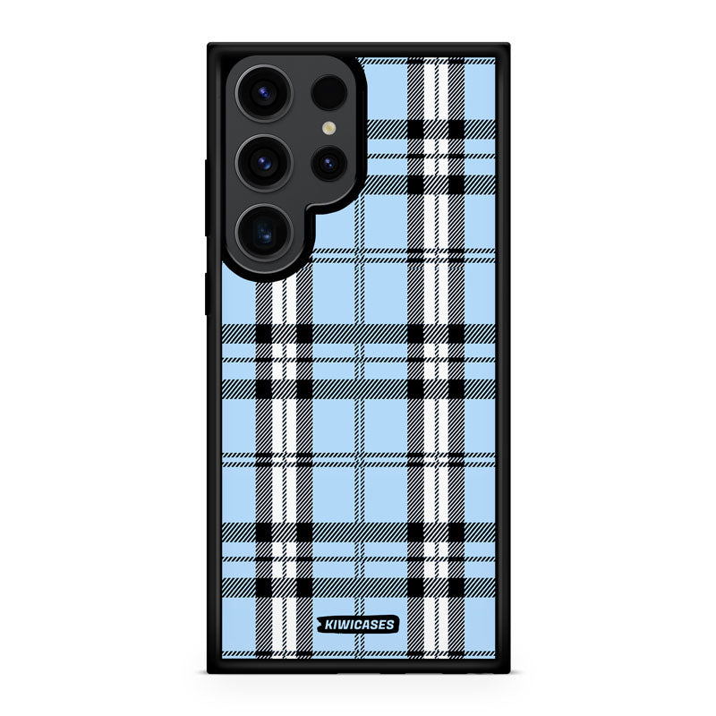 Blue Plaid - Galaxy S24 Ultra