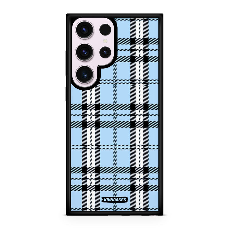 Blue Plaid - Galaxy S24 Ultra