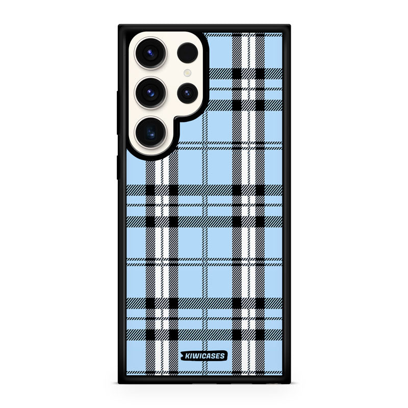 Blue Plaid - Galaxy S24 Ultra