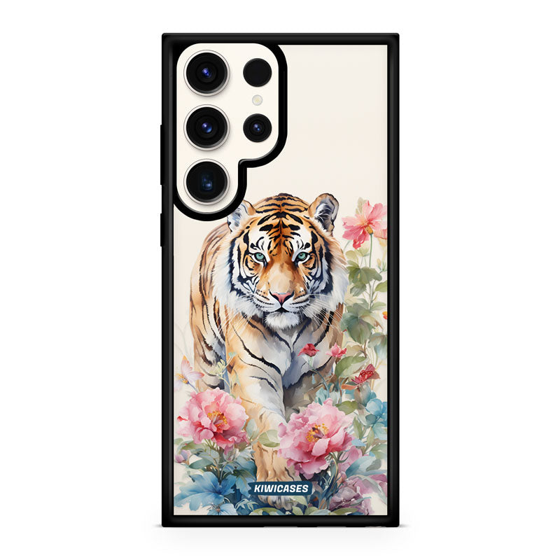 Floral Tiger - Galaxy S24 Ultra