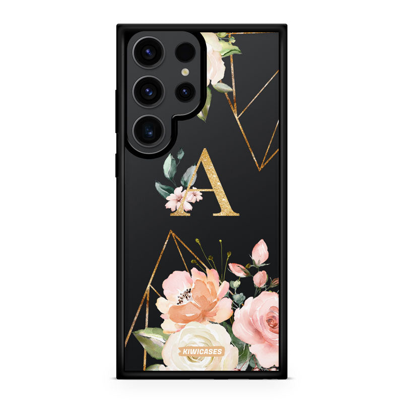 Floral Initials - Galaxy S24 Ultra - Custom