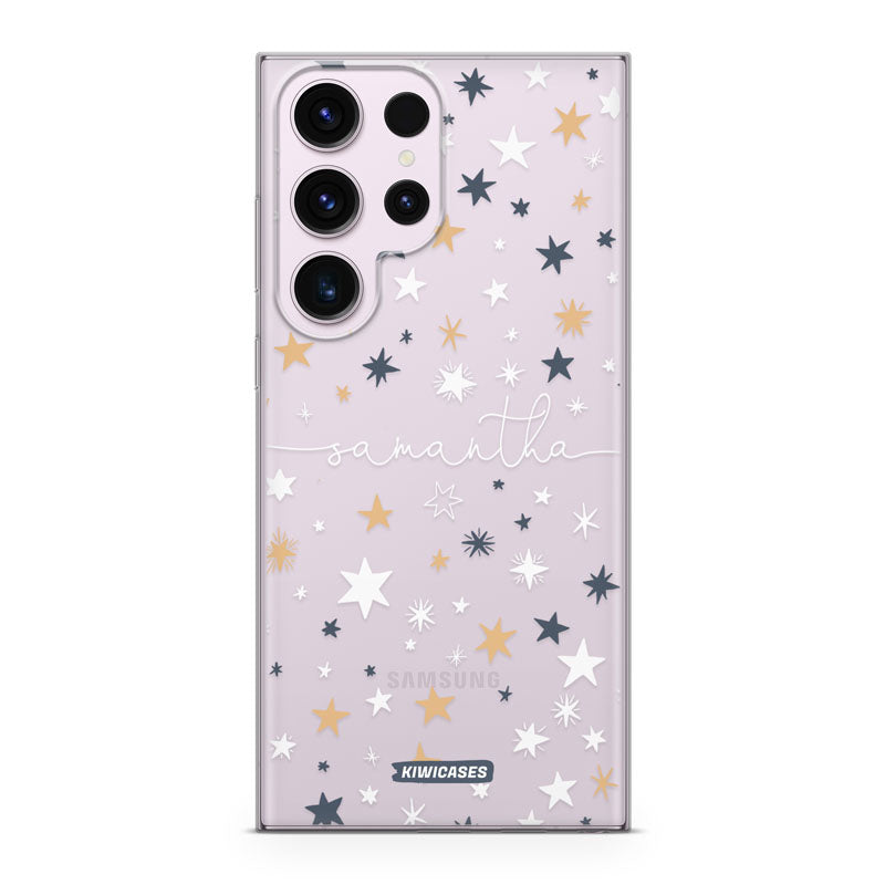 Starry Night White - Galaxy S24 Ultra - Custom