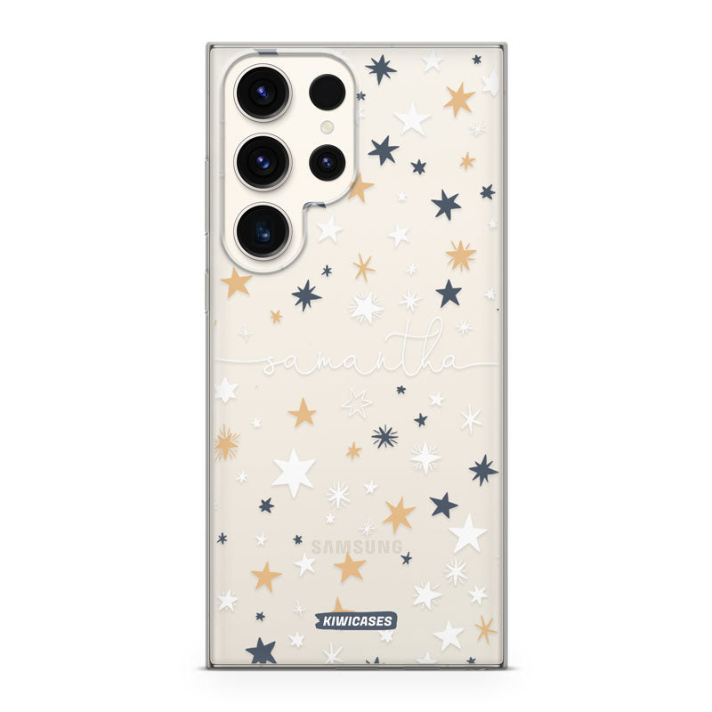 Starry Night White - Galaxy S24 Ultra - Custom