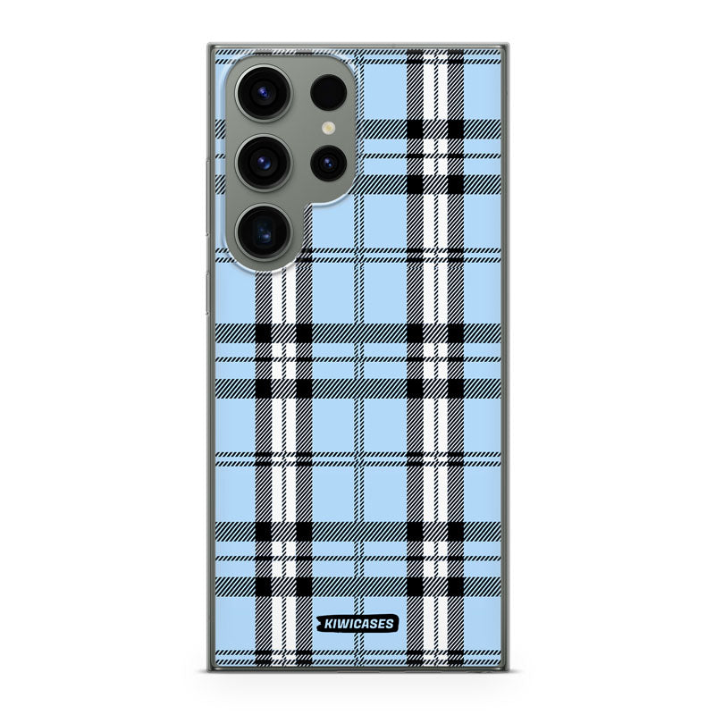 Blue Plaid - Galaxy S24 Ultra