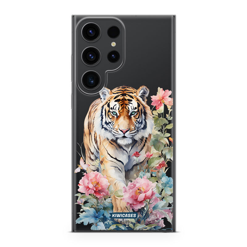 Floral Tiger - Galaxy S24 Ultra