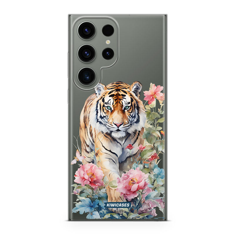 Floral Tiger - Galaxy S24 Ultra