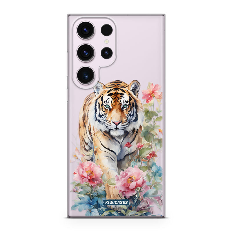 Floral Tiger - Galaxy S24 Ultra