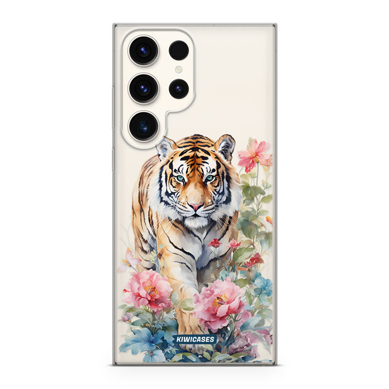 Floral Tiger - Galaxy S24 Ultra