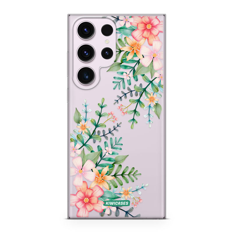 Spring Pink Florals - Galaxy S24 Ultra