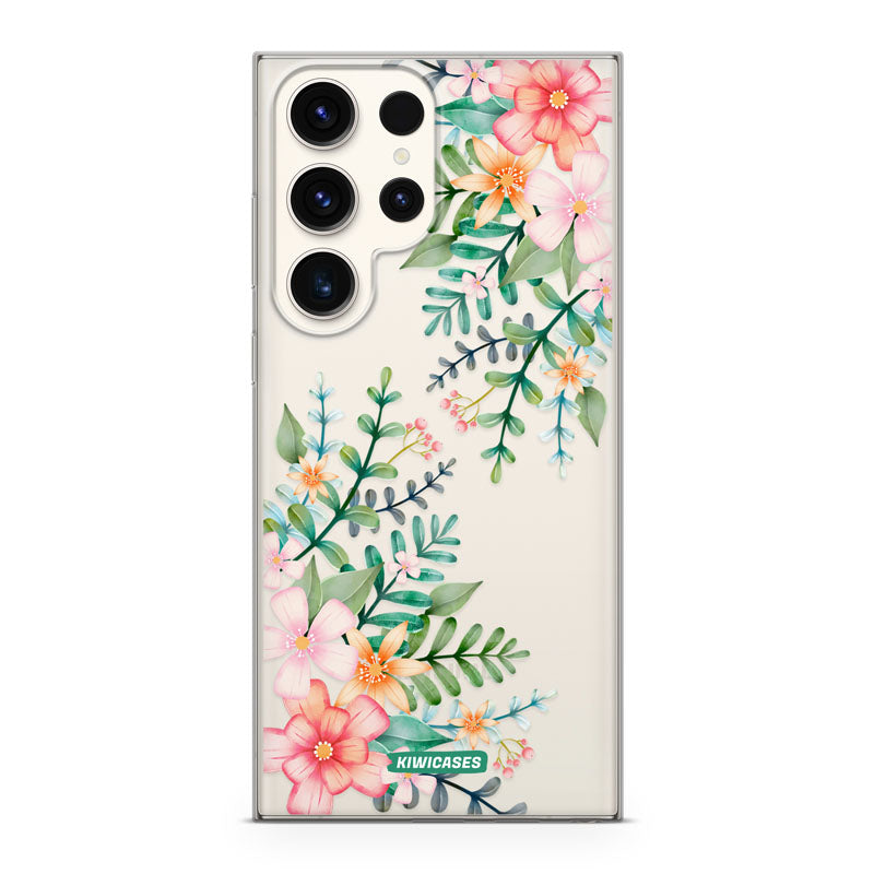 Spring Pink Florals - Galaxy S24 Ultra