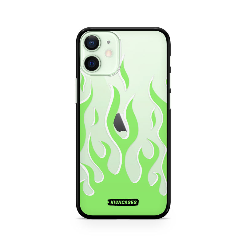Green Fire - iPhone 12 Mini