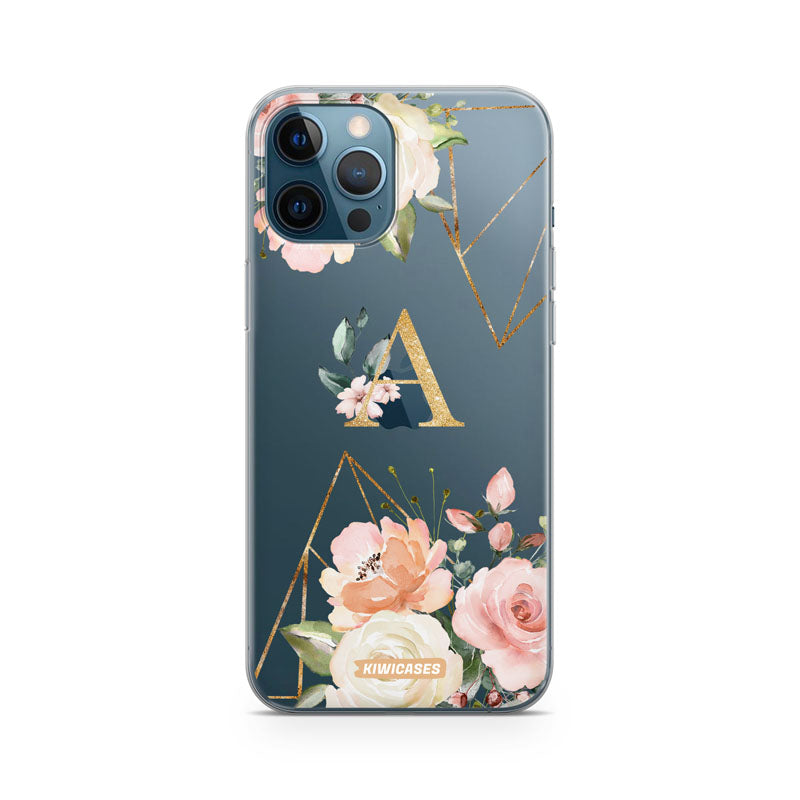 Floral Initials - iPhone 12/12 Pro - Custom