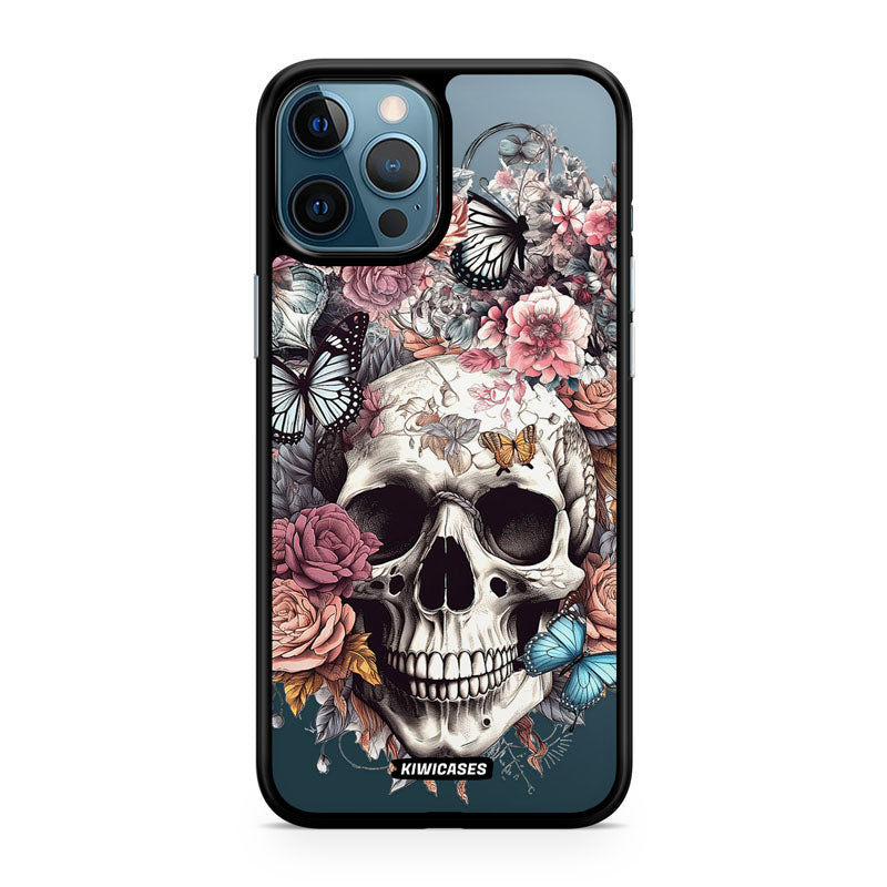 Dusty Floral Skull - iPhone 12 Pro Max