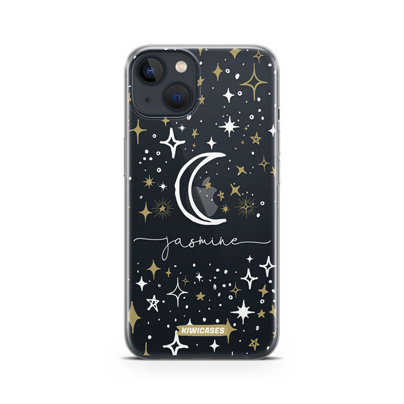 Moon and Stars - iPhone 13 Mini - Custom