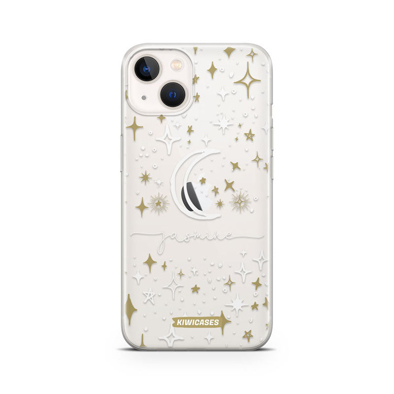 Moon and Stars - iPhone 13 Mini - Custom
